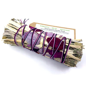 Forgive ~ Heal ~ Release - With Good Intentions Smudge Stick